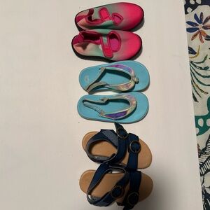 Colorful Kids Summer Shoes Set